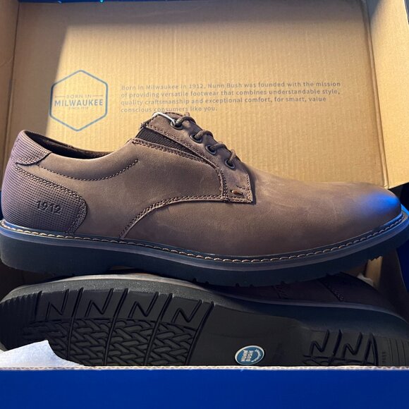 Nunn Bush Denali Waterproof Plain Toe Oxford NIB Size 9M main image 7
